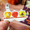 Stickers d'Halloween : M. Fantôme et trio de pommes – Image 2