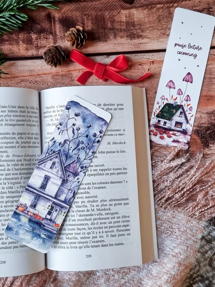 Marque-pages maisons d'automne – Image 4