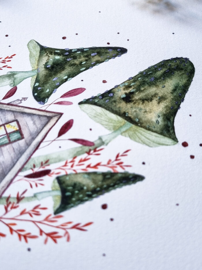 Illustration Maison aux champignons – Image 4