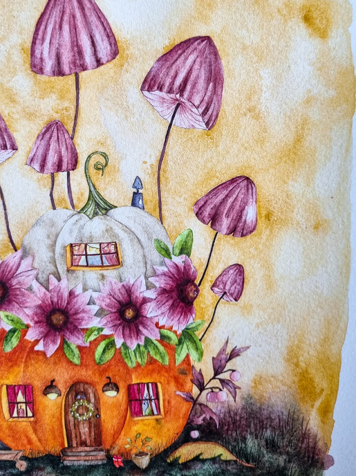 Illustration Maison citrouille – Image 4