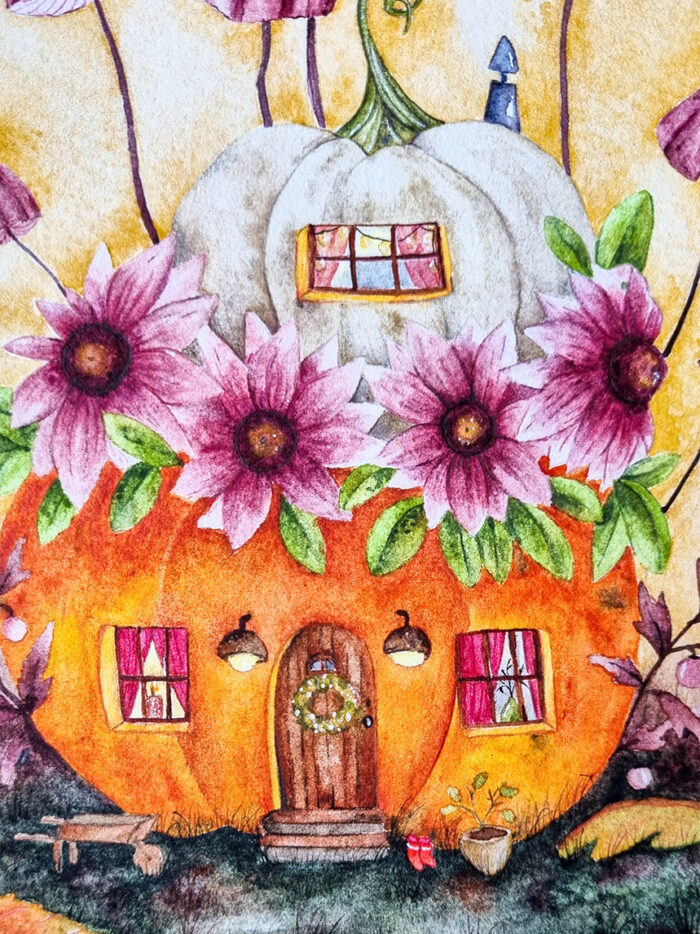 Illustration Maison citrouille – Image 3