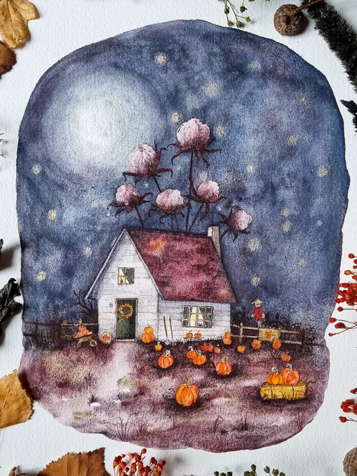 Illustration Nuit d'automne