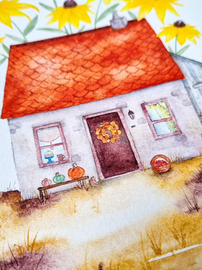 Illustration Maison aux rudbeckies – Image 3