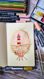 Le phare aux coquelicots 💛

Un tuto mixed media pour réaliser un phare aux notes estivales ! 🌞

Ici j'utilise du matériel* de la gamme Graduate pour te montrer comment allier plusieurs matières entre elles pour créer ton illustration ! 🥰

Ce qu'il faut que tu retiennes :
✨️ si tu n'as pas de feutres aquarellables, tu peux faire ton fond à l'aquarelle.
✨️ bien laisser le fond sécher avant de commencer les coquelicots, sinon ça va baver !
✨️ tu peux aussi dessiner les coquelicots aux feutres ou aux crayons si tu préfères. 🤭
✨️ en mixed media, on fait bien comme on veut, tu peux remplacer un médium par un autre en fonction de ce que tu as chez toi. 🤗🥰

N'hésite pas si tu as des questions. 🫶🏻

Matériel 
🩷 carnet Graduate multitechnique Naturel @cansonpaper 
🩷 fond aux feutres aqua brush @lyra_feelcreative
🩷 palette aquarelle et pinceaux Graduate @dalerrowney1783 
🩷 crayons aquarelles, crayons classique, marqueurs acryliques et liners Lyra

#CansonGraduate #illustratricefrançaise #mixedmediaillustration 

*produits offerts