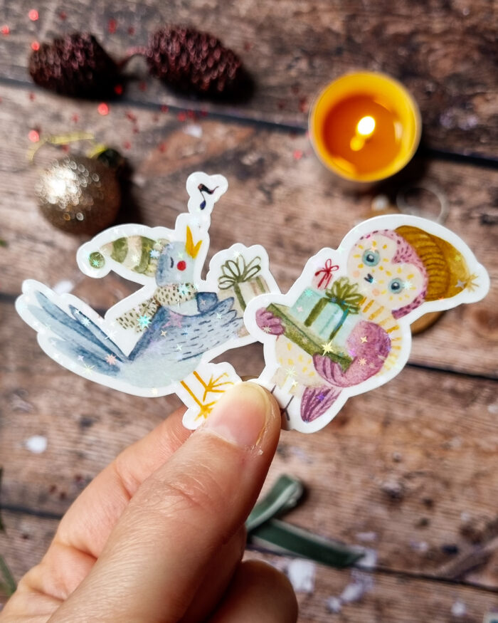 Sticker animaux festifs