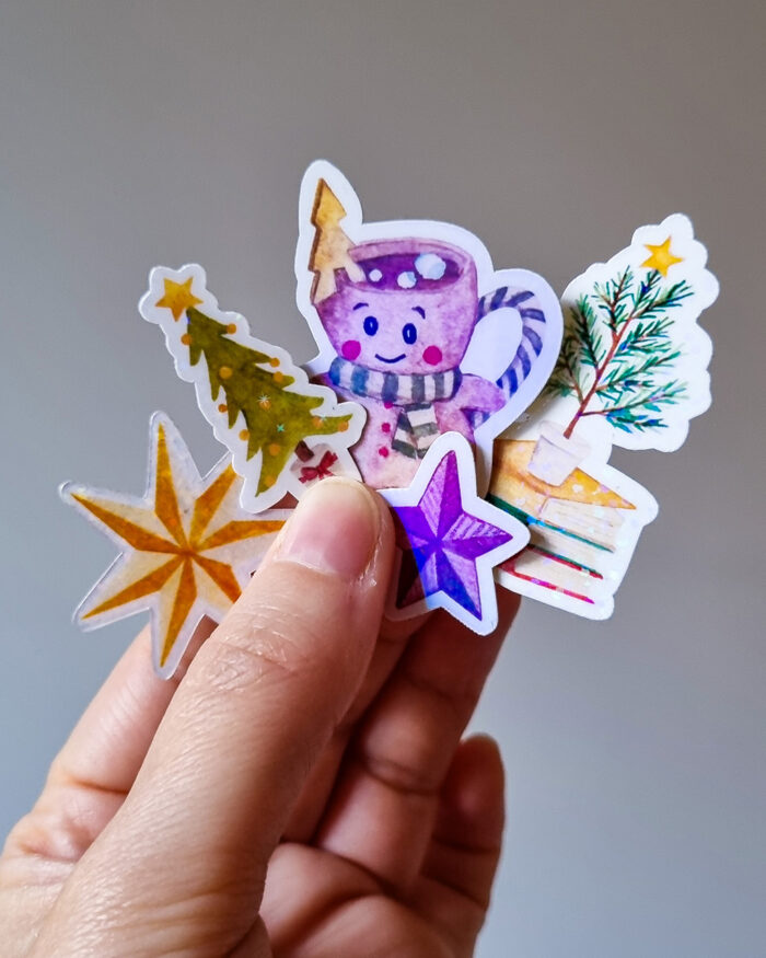 Pack stickers Noël doux