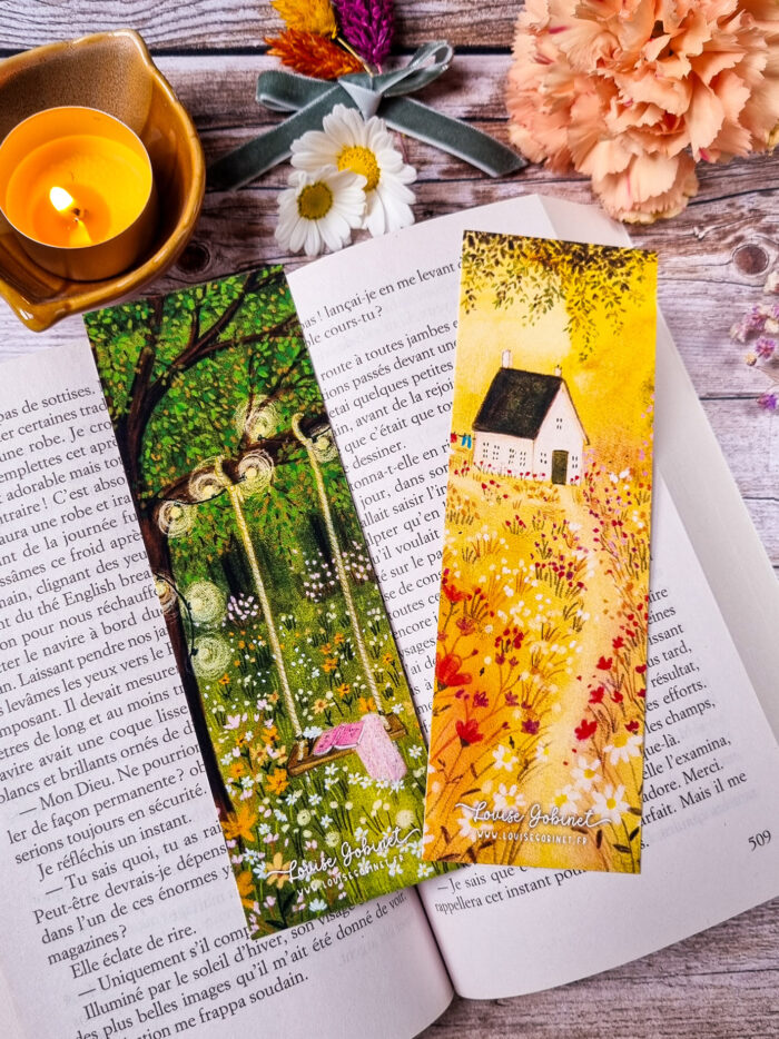 Marque-pages petits jardins