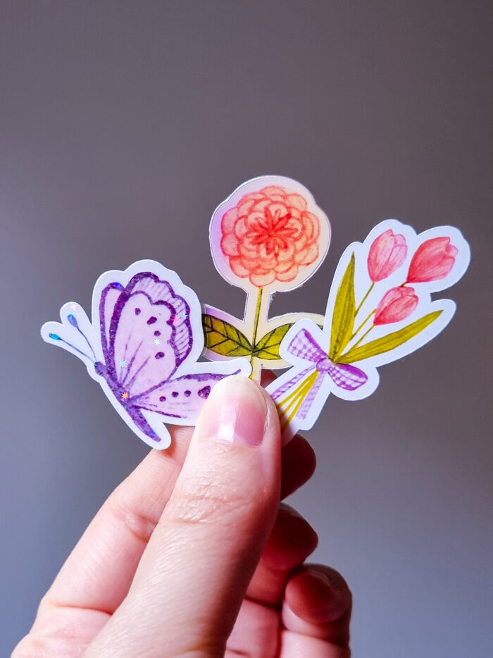 Stickers jardin romantique (lot)